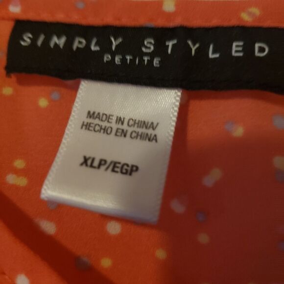 Simply Styled Petite Blouse Sz XL - Picture 4 of 4